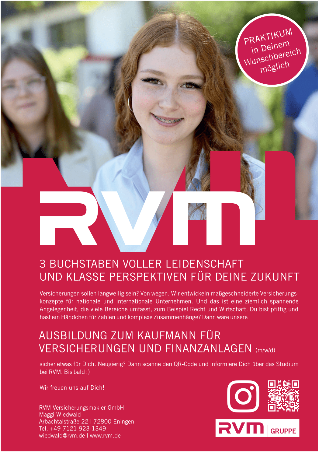 Kaufmann für Versicherungen und Finanzanlagen (m/w/d) | RVM Versicherungsmakler GmbH