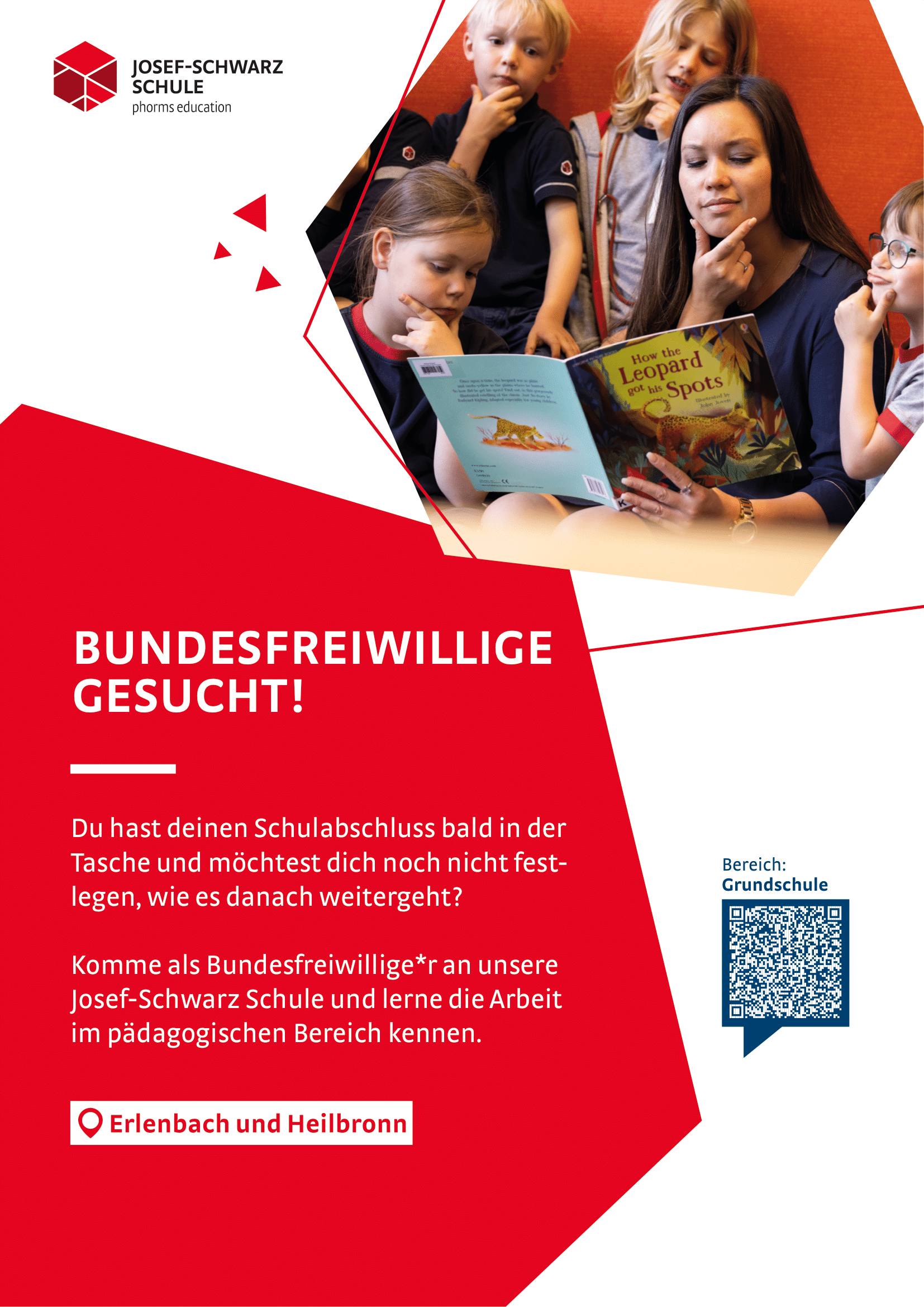 Bundesfreiwilligendienst Bildung & Soziales | Phorms Education, Erlenbach/Heilbronn